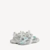 Dames 3XL Sneakers in taupe/wit/lichtblauw