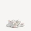 Dames 3XL Sneakers in wit/lichtroze