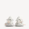 Dames 3XL Sneakers in wit/lichtroze