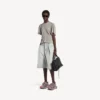 Dames 3XL Sneakers met kleurverloop en bedeltjes in grijs/roze