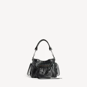 Dames Le City bucket tas, klein, in zwart