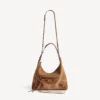 Dames Le City hobo-tas, klein, in camel