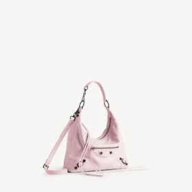 Dames Le City Hobo-tas, klein, in petal pink