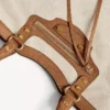 Dames Le City strandtas, klein, in beige/camel