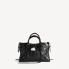 Dames Le City-tas, klein, in zwart