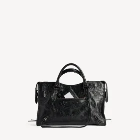 Dames Le City-tas medium in zwart