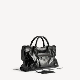 Dames Le City-tas medium in zwart