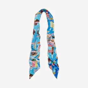 Dames sjaal ‘Sweet Treat’ in blauw