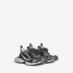 Dames Sneakers 3XL in zwart/zilver