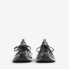 Dames Sneakers 3XL in zwart/zilver