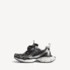 Dames Sneakers 3XL in zwart/zilver