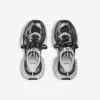 Dames Sneakers 3XL in zwart/zilver