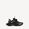 Dames-Sneakers 3XL met bedeltjes in zwart/zilver