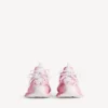 Dames-Sneakers met Track-logo in roze/wit
