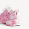Dames-Sneakers met Track-logo in roze/wit