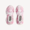 Dames-Sneakers met Track-logo in roze/wit