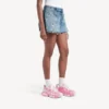 Dames-Sneakers met Track-logo in roze/wit