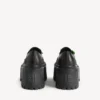 Dames Strike veterschoenen met bedeltjes in zwart/multicolor