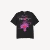 Dames-T-shirt ‘Dream’ met medium pasvorm in zwart