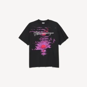 Dames-T-shirt ‘Dream’ met medium pasvorm in zwart