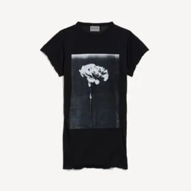 Dames-T-shirt ‘The Song of the Highest Tower’ in small-pasvorm, zwart
