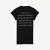 Dames-T-shirt ‘The Song of the Highest Tower’ in small-pasvorm, zwart