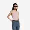 Dames-tanktop in oudroze