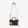 Dames tas Le City Bag Mini in licht espresso
