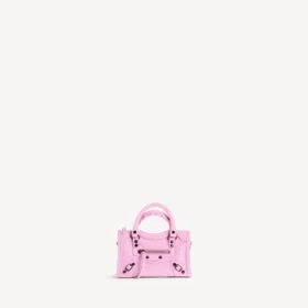 Dames tas Le City Bag Nano in sprankelend roze