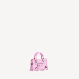 Dames tas Le City Bag Nano in sprankelend roze