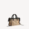 Dames tas ‘Le City’ klein in naturel/zwart