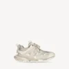 Dames-track-sneaker met gerecyclede zool in beige
