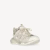 Dames-track-sneaker met gerecyclede zool in beige