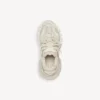 Dames-track-sneaker met gerecyclede zool in beige