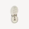 Dames-track-sneaker met gerecyclede zool in beige