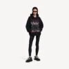 Dames Track-sneaker met veters in zwart/roze/blauw/beige