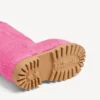 Damesbedeltje/sleutelhanger mini Alaska-laarsje in roze
