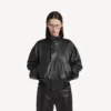 Damesblouson in zwart