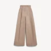 Damesbroeken met hoge taille in de kleur ‘dune’