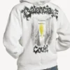 Dameshoodie met ritssluiting en normale pasvorm van Salon de Couture  in wit