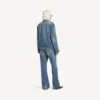Damesjas met Hourglass-figuur in donkerblauw