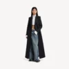 Damesjeans met laag kruis en baggy pasvorm in vuil vintage blauw