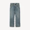 Damesjeans met normale pasvorm in vuil vintageblauw