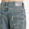 Damesjeans met normale pasvorm in vuil vintageblauw