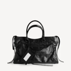 De City Bag Large in zwart