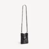 De City-draagtas voor dames met telefoonhouder in zwart