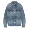 Denim-jas met knopen en verbleekt effect “Blue” 724651THW254245