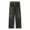 Denim Trompe L’oeil-broek “Black” 751503TOL991000