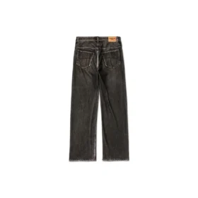 Denim Trompe L’oeil-broek “Black” 751503TOL991000
