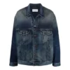Denimjas met geborduurd logo “Blue” 671889TJW754021